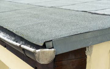 repair or replace The Down flat roofing?